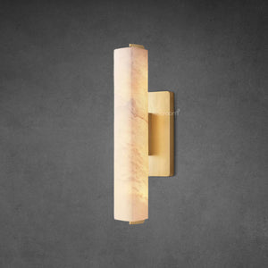 Auduben Alabaster Single Sconce 15" 19" 25" - Zonesus