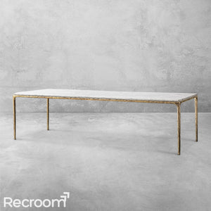 Thaddeo Marble Rectangular Dining Table - Zonesus