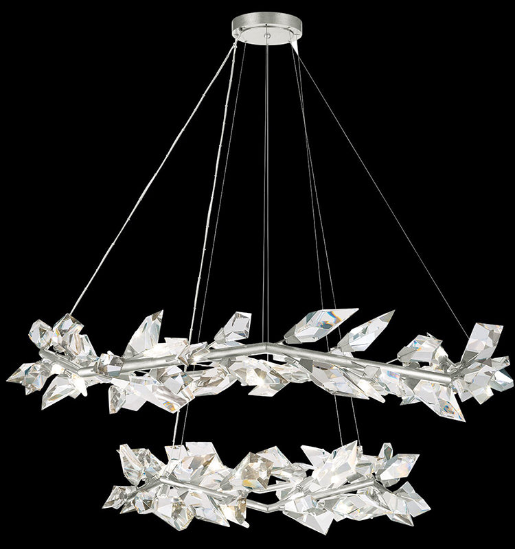 Addison 55" Round Crystal Chandelier - Zonesus