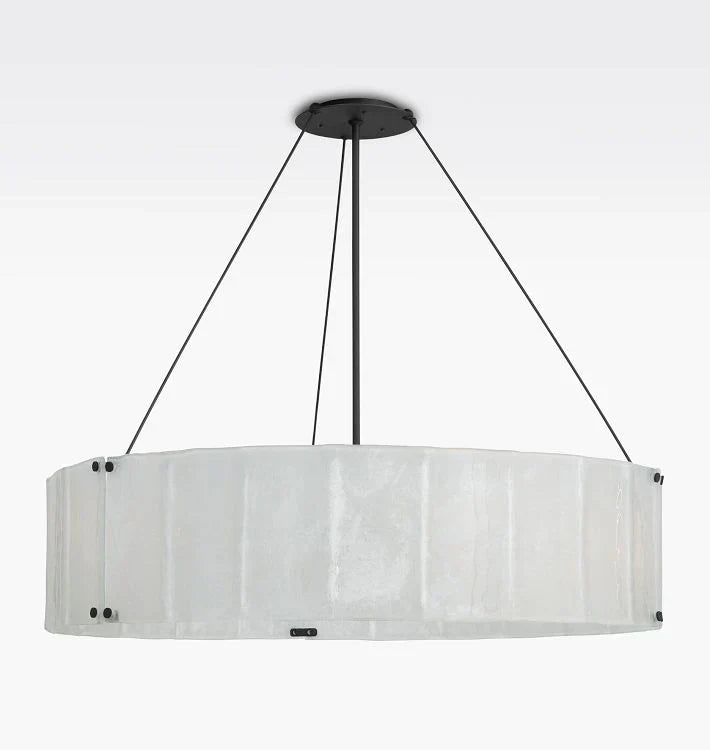 Willamette Glass Round Chandelier 48" - Zonesus