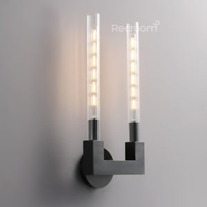 Cannel Double Wall Sconce 9" - Zonesus