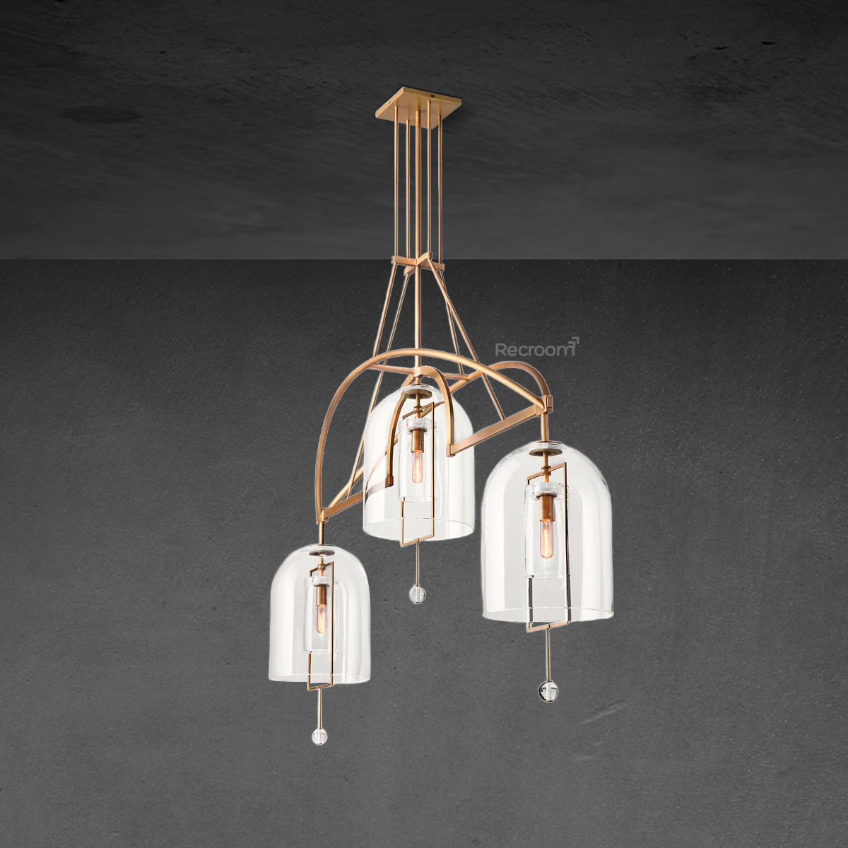 Fulcram Grand Linear Chandelier 61“ 73” 85“ - Zonesus
