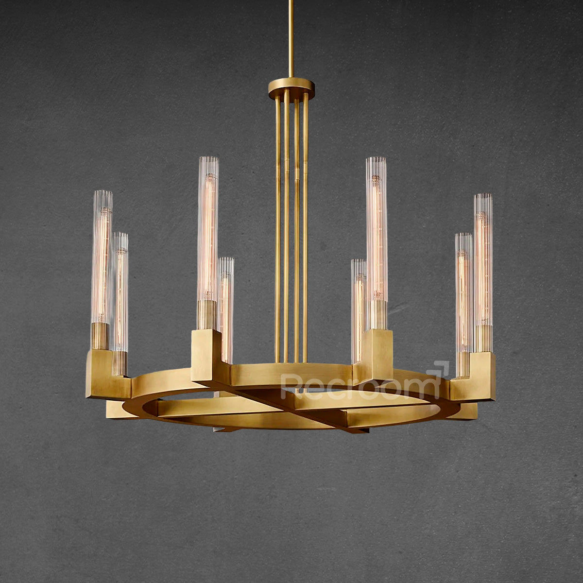 Cannel Round Chandelier 36" - Zonesus