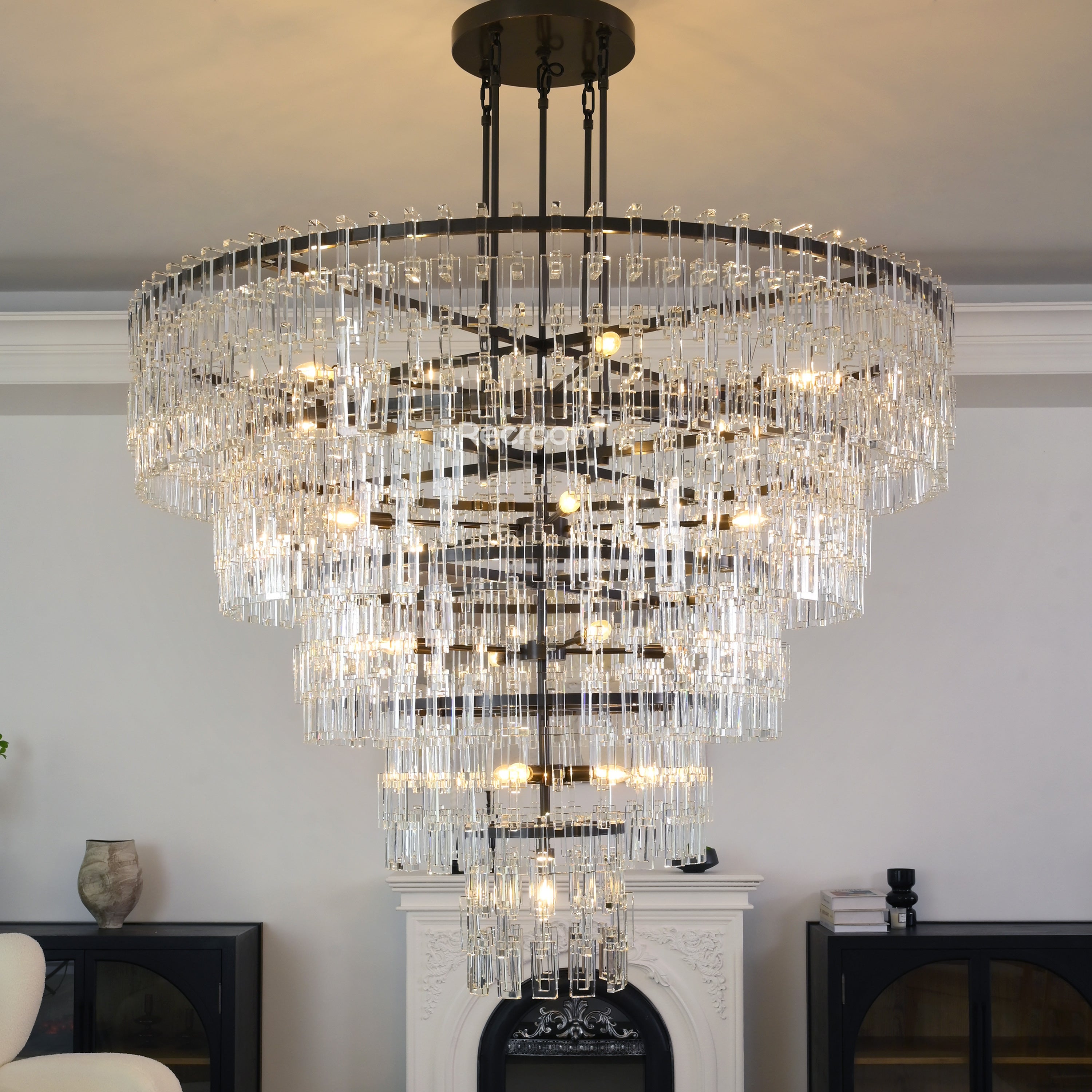 Marige Tiered Round Chandelier 36“ 48” 60“ - Zonesus