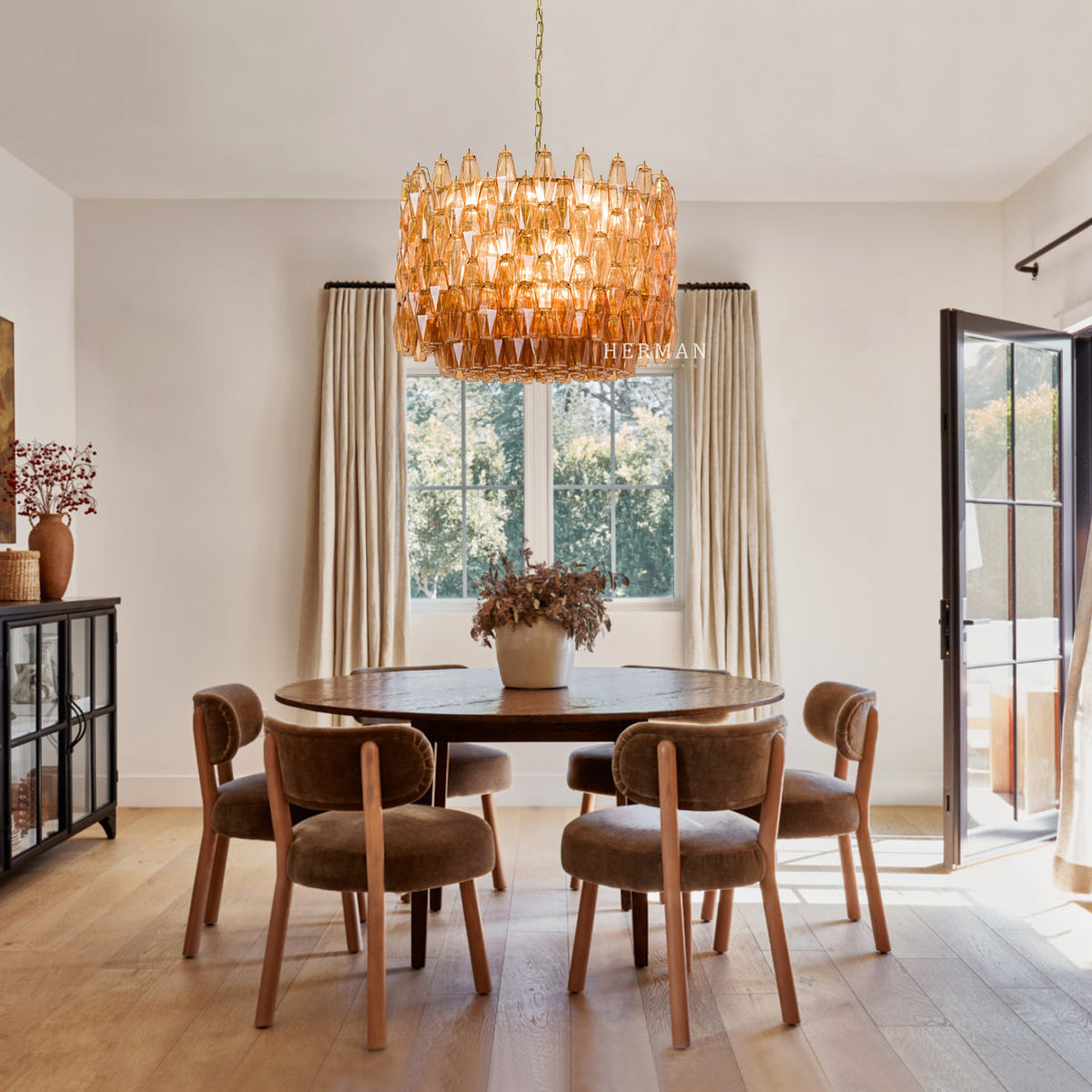 Venice Sorrento Chandelier – Two Colours Available 31.5" - Zonesus