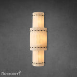 San Marconer Alabaster Grand Round Sconce - Zonesus