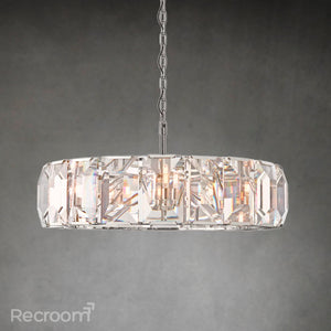 Harllow Multicurve Crystal Round Chandelier 19“ 31” 43“ 60” - Zonesus