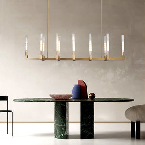 Cannel Linear Chandelier 67" - Zonesus