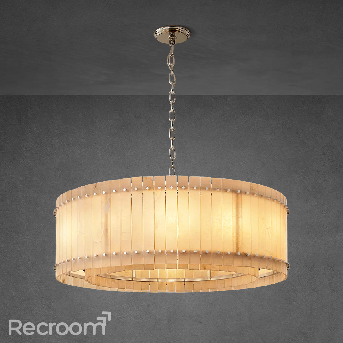 San Marconer Alabaster Round Chandelier 48‘’ - Zonesus