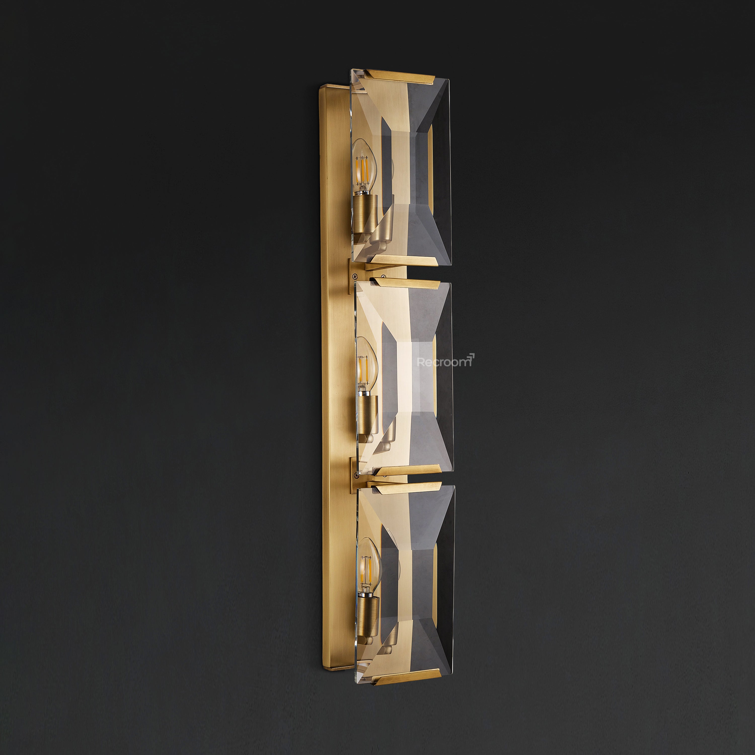 Harllow Crystal Triple Wall Sconce 6“ - Zonesus
