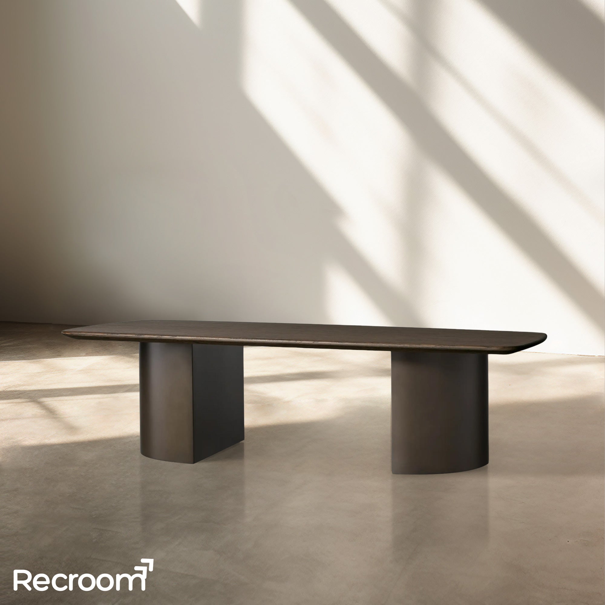 San Germani Wood Coffee Table with Dauphine Base - Zonesus