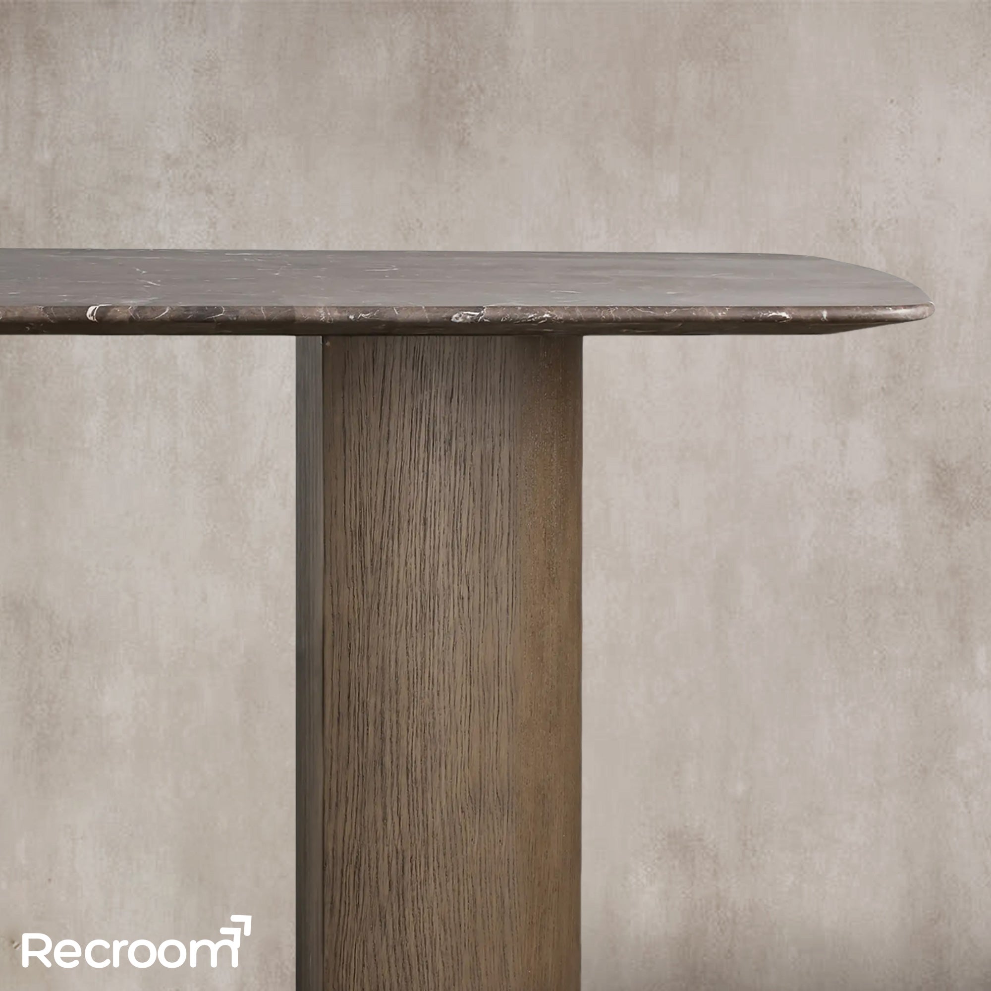 San Germani Stone Dining Table with Dauphine Base - Zonesus