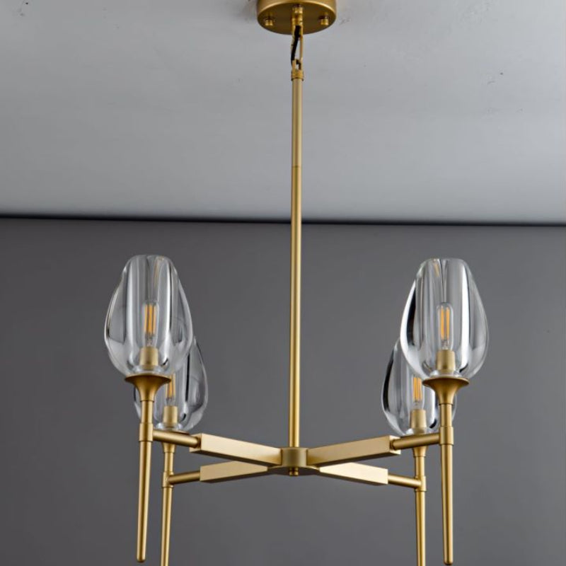 Tuilp Round Chandelier 27" - Zonesus