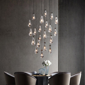 Raindrop Round Chandelier 47" - Zonesus