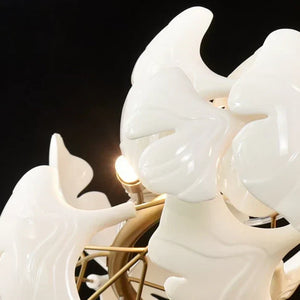 Modern Ceramic Ginkgo Chandelier - Zonesus