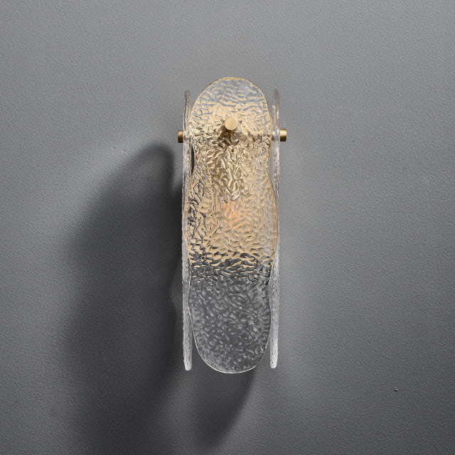 Ice Sculpture Glass Wall Sconce - Zonesus