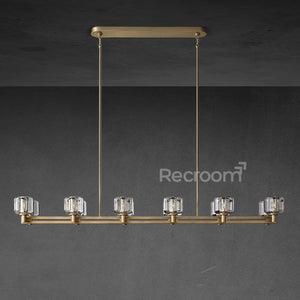 Demarat Double Linear Chandelier 72" - Zonesus