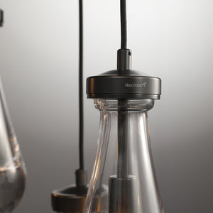 Raindrop Round Chandelier 18" - Zonesus