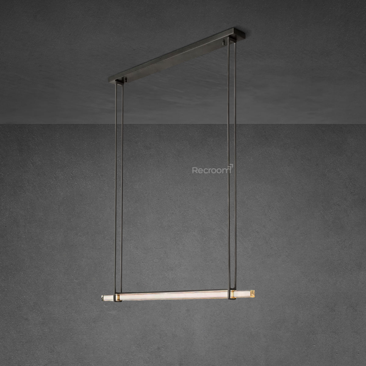 Auduben Crystal Single Bar Linear Chandelier 60" - Zonesus