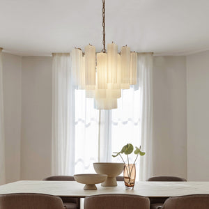 Murano Chandelier – 36 tubes – Matte white - Zonesus