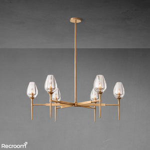 Tuilp Round Chandelier 42" - Zonesus