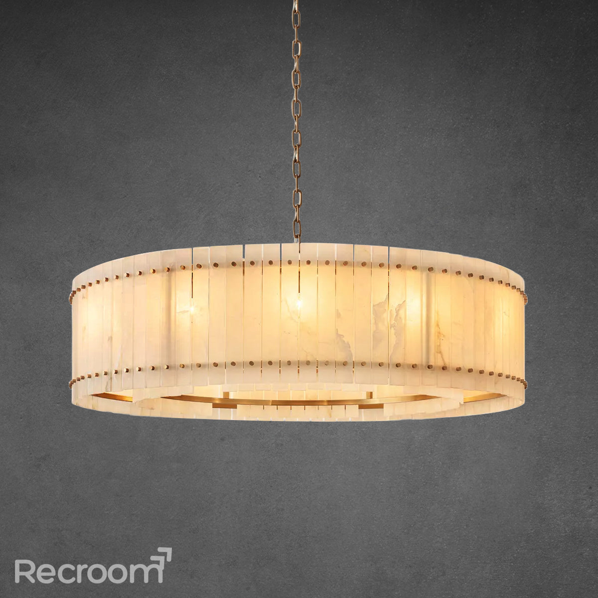 San Marconer Alabaster Round Chandelier 60‘’ - Zonesus