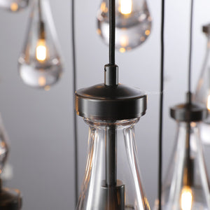 Raindrop Round Chandelier 60" - Zonesus