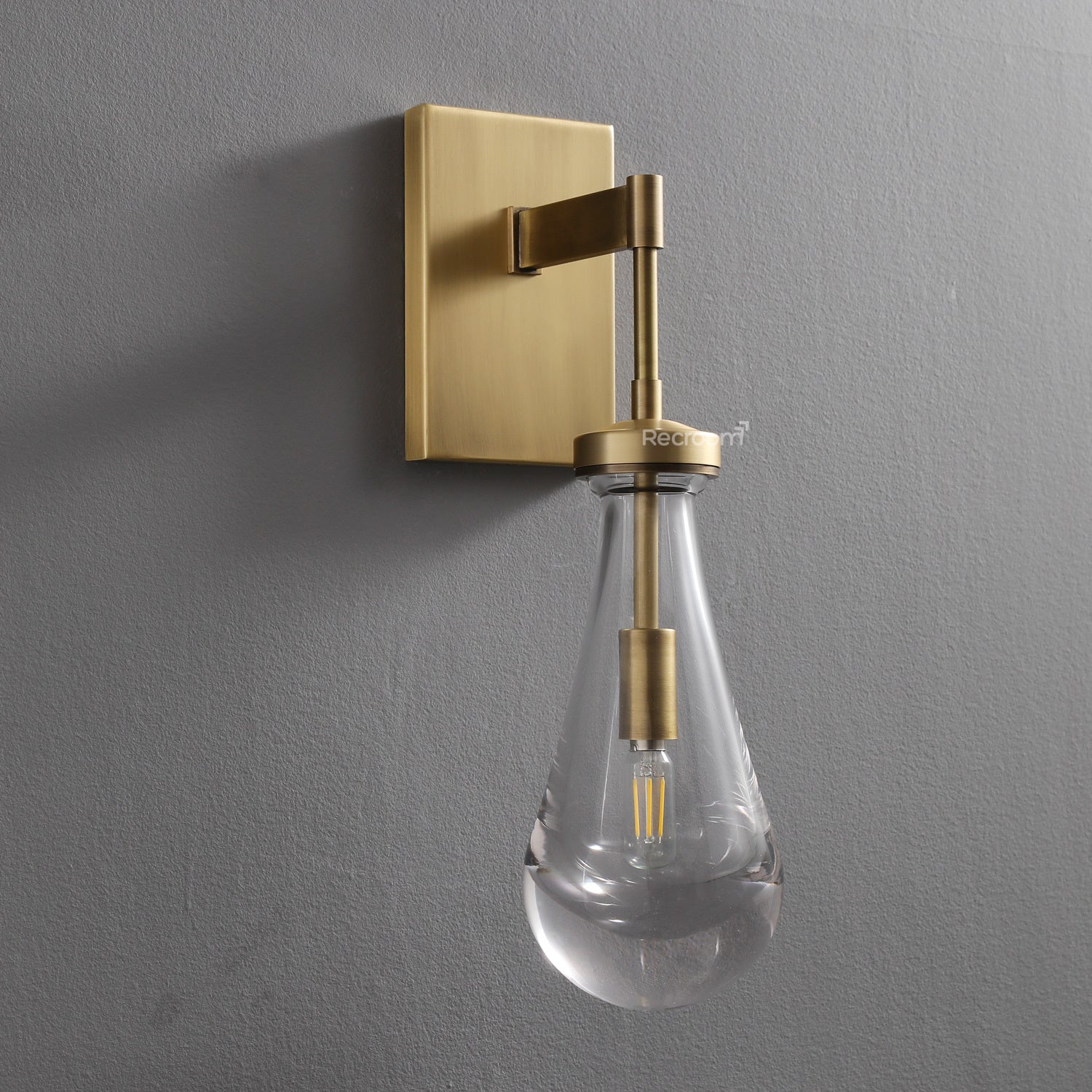 Raindrop Wall Sconce 5" Rod - Zonesus