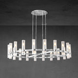 Manory Glass Round Chandelier 60" - Zonesus