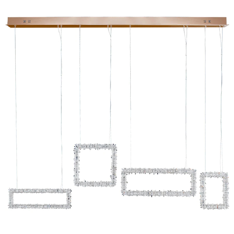 Cervine Echo Rock Crystal Chandelier - Zonesus