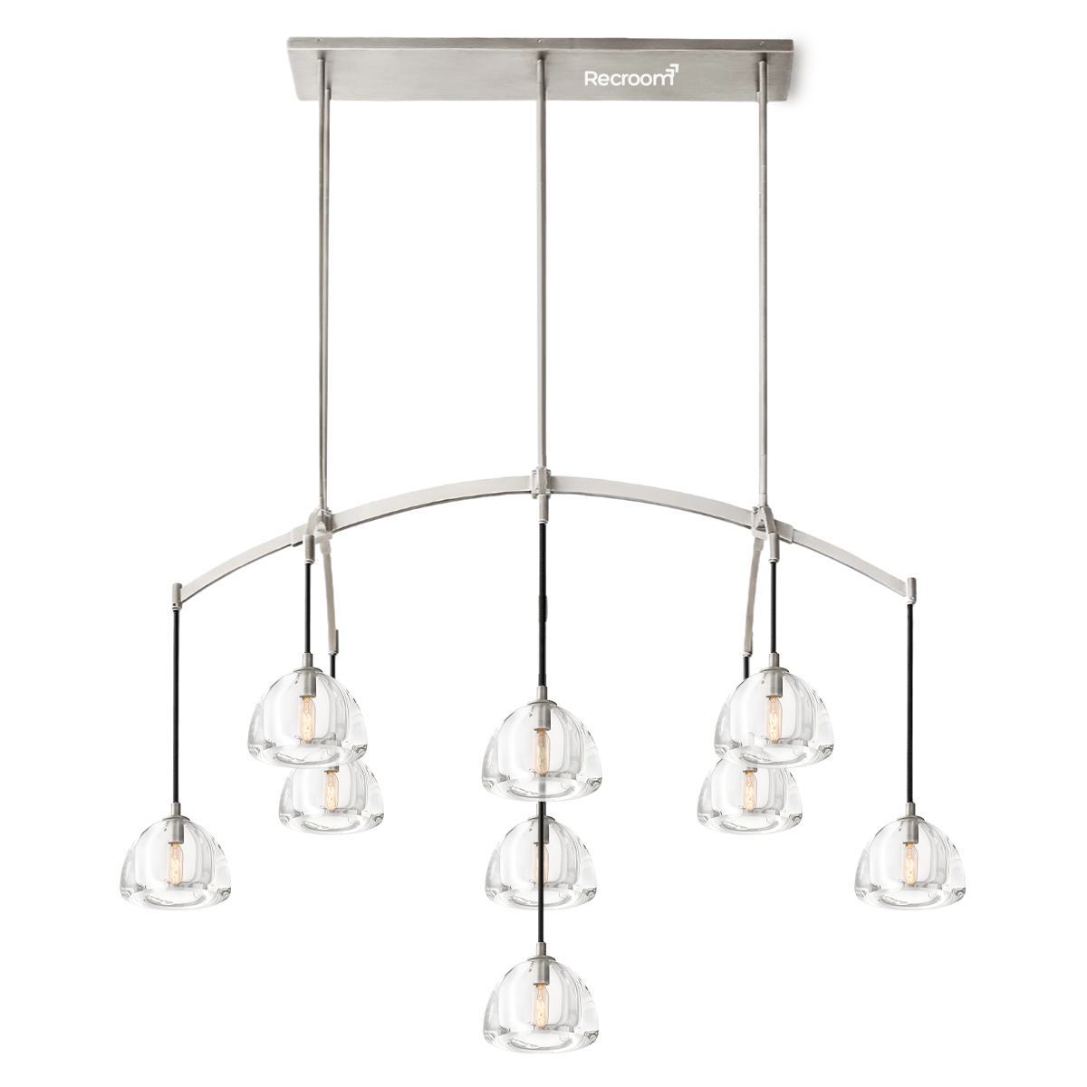 Hemisphero Linear Chandelier 54" - Zonesus