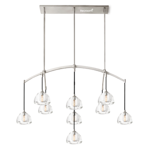 Hemisphero Linear Chandelier 54" - Zonesus