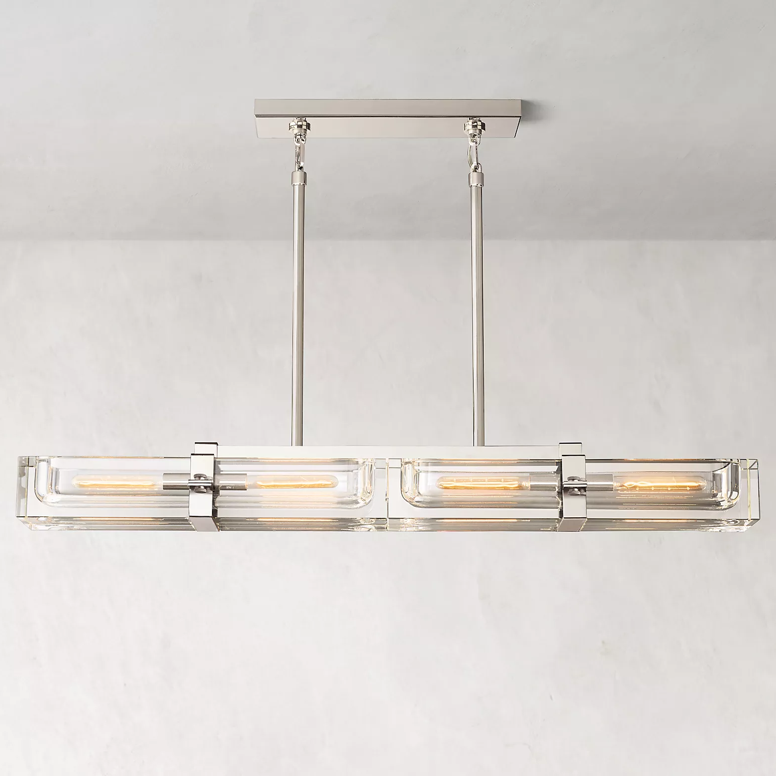 Savine Linear Chandelier 48" 4-Lights - Zonesus