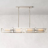 Savine Linear Chandelier 48" 4-Lights - Zonesus