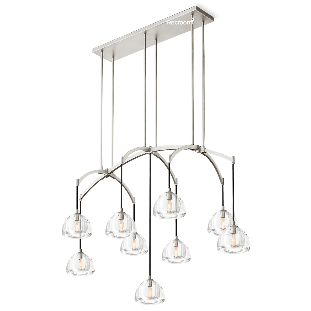 Hemisphero Linear Chandelier 54" - Zonesus