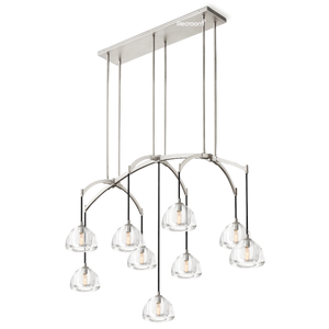 Hemisphero Linear Chandelier 54" - Zonesus