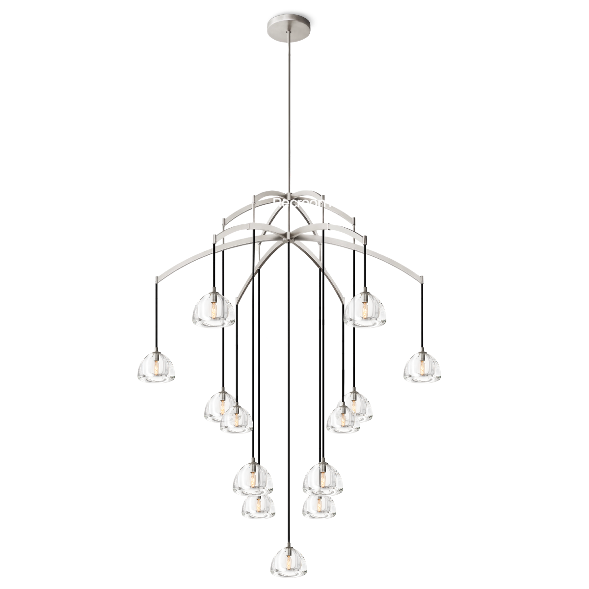 Hemisphero Round Chandelier 60" - Zonesus
