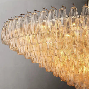 Chia Round Tired Chandelier 62" - Zonesus