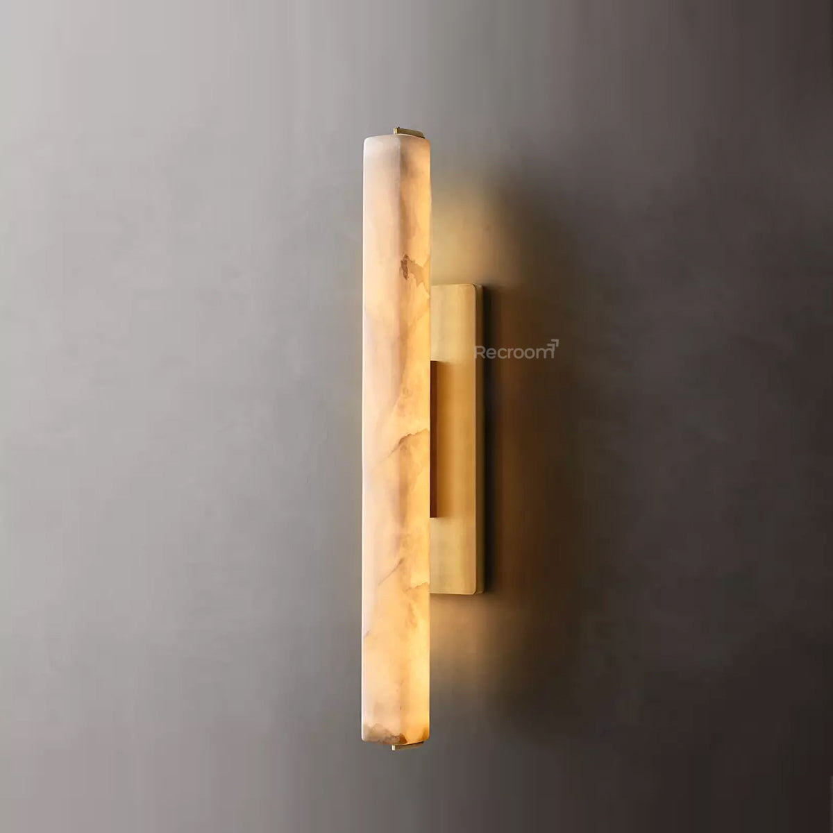 Auduben Alabaster Single Sconce 15" 19" 25" - Zonesus