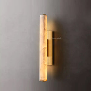 Auduben Alabaster Single Sconce 15" 19" 25" - Zonesus