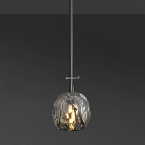 Boulew Crystal Glass Rod Pendant 5" - Zonesus