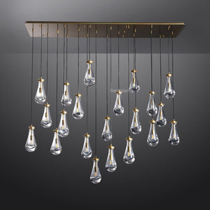 Raindrop Linear Chandelier 72" - Zonesus