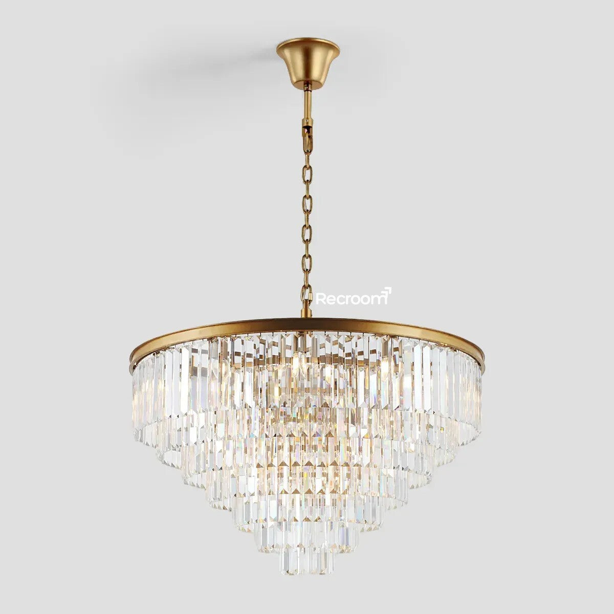 Odean Round Chandelier 20" 32" 44" Tiers - Zonesus