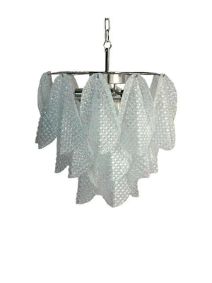 Murano Chandelier – 23 Rondini – Granigliar – Transparent - Zonesus