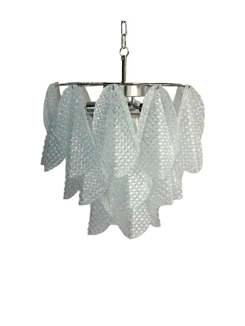 Murano Chandelier – 23 Rondini – Granigliar – Transparent - Zonesus