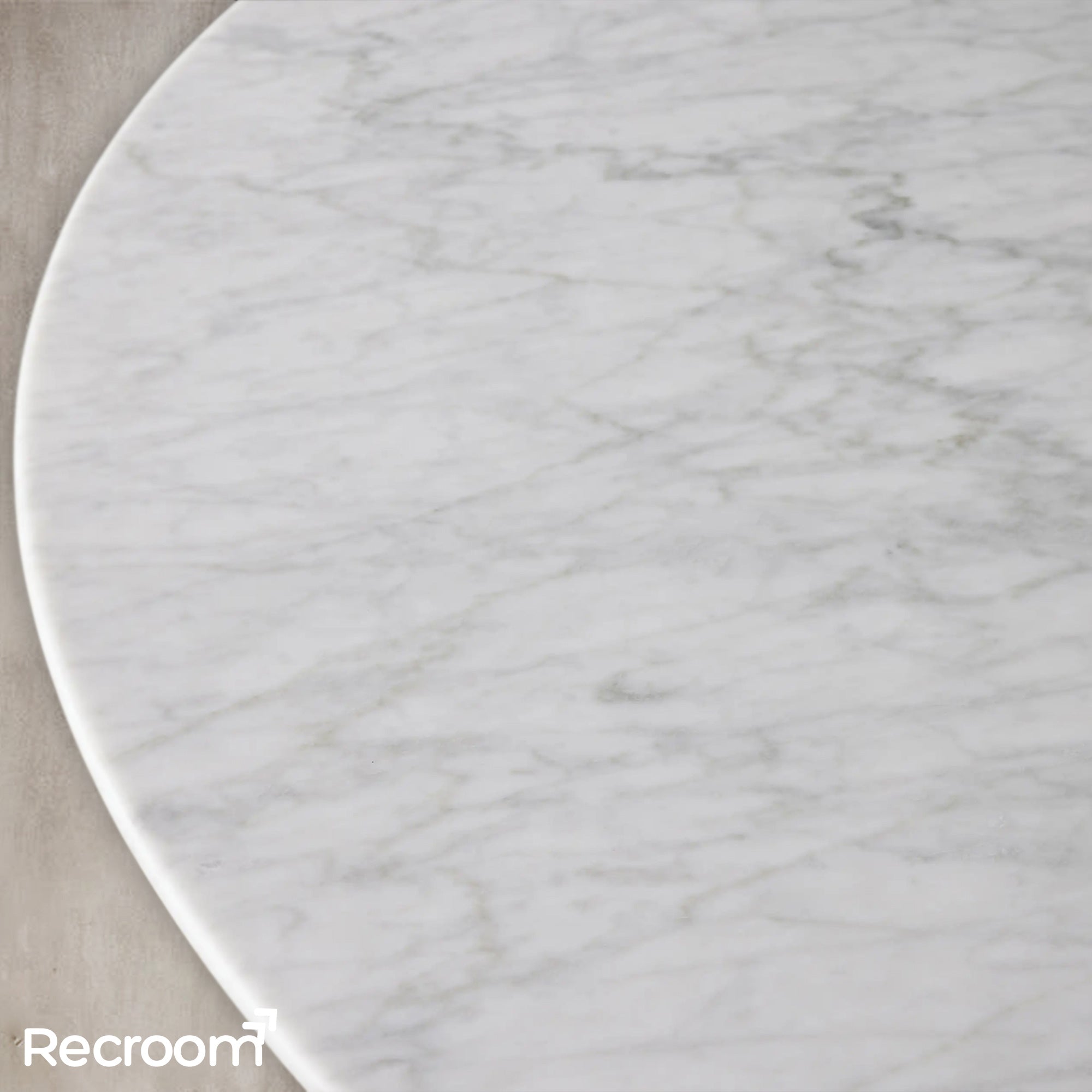 San Germani Round Stone Dining Table with Rennes Base - Zonesus