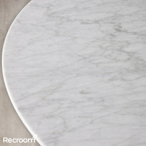San Germani Round Stone Dining Table with Rennes Base - Zonesus