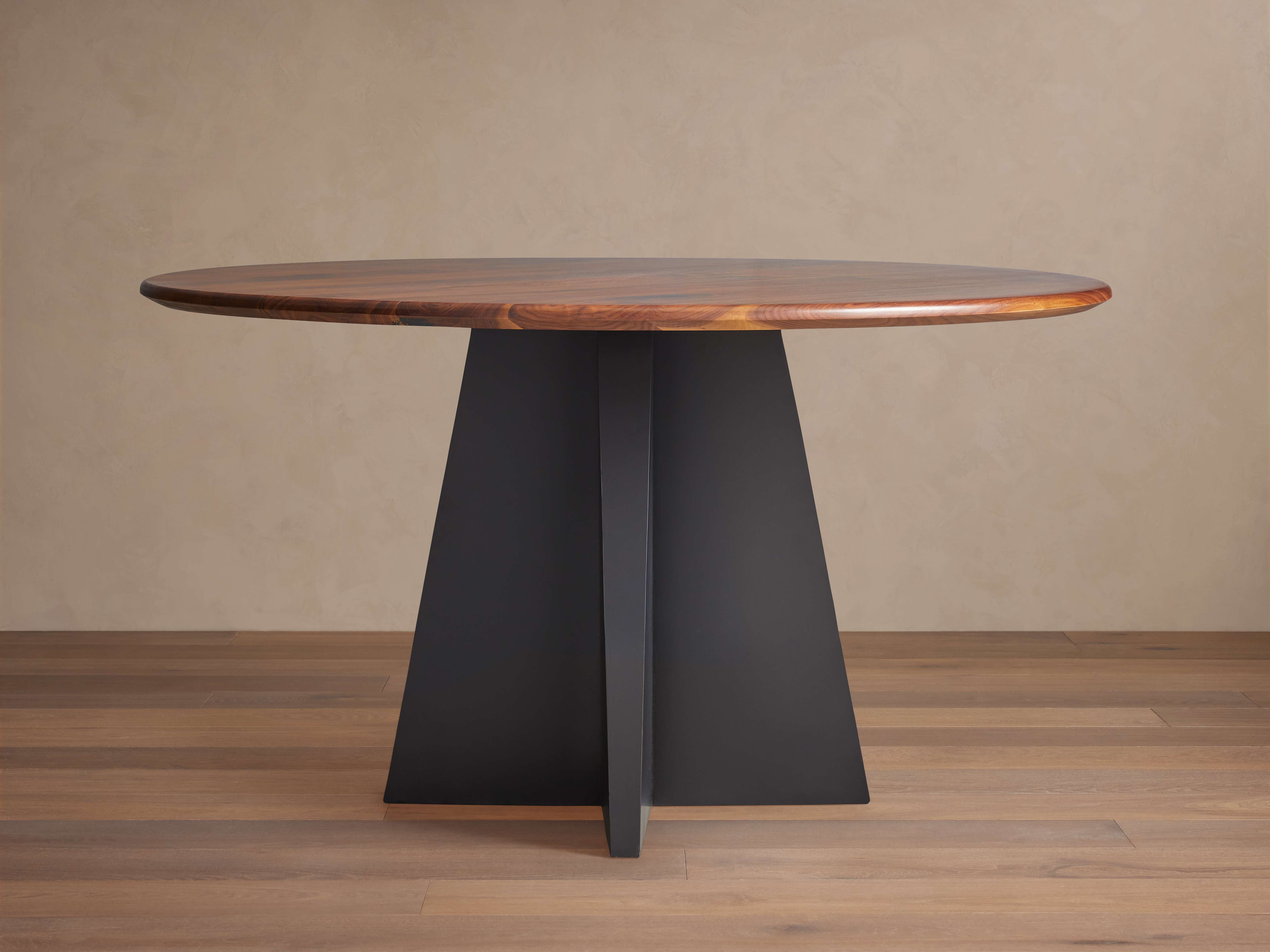 Jacob Round Dining Table with Vertex Base - Zonesus