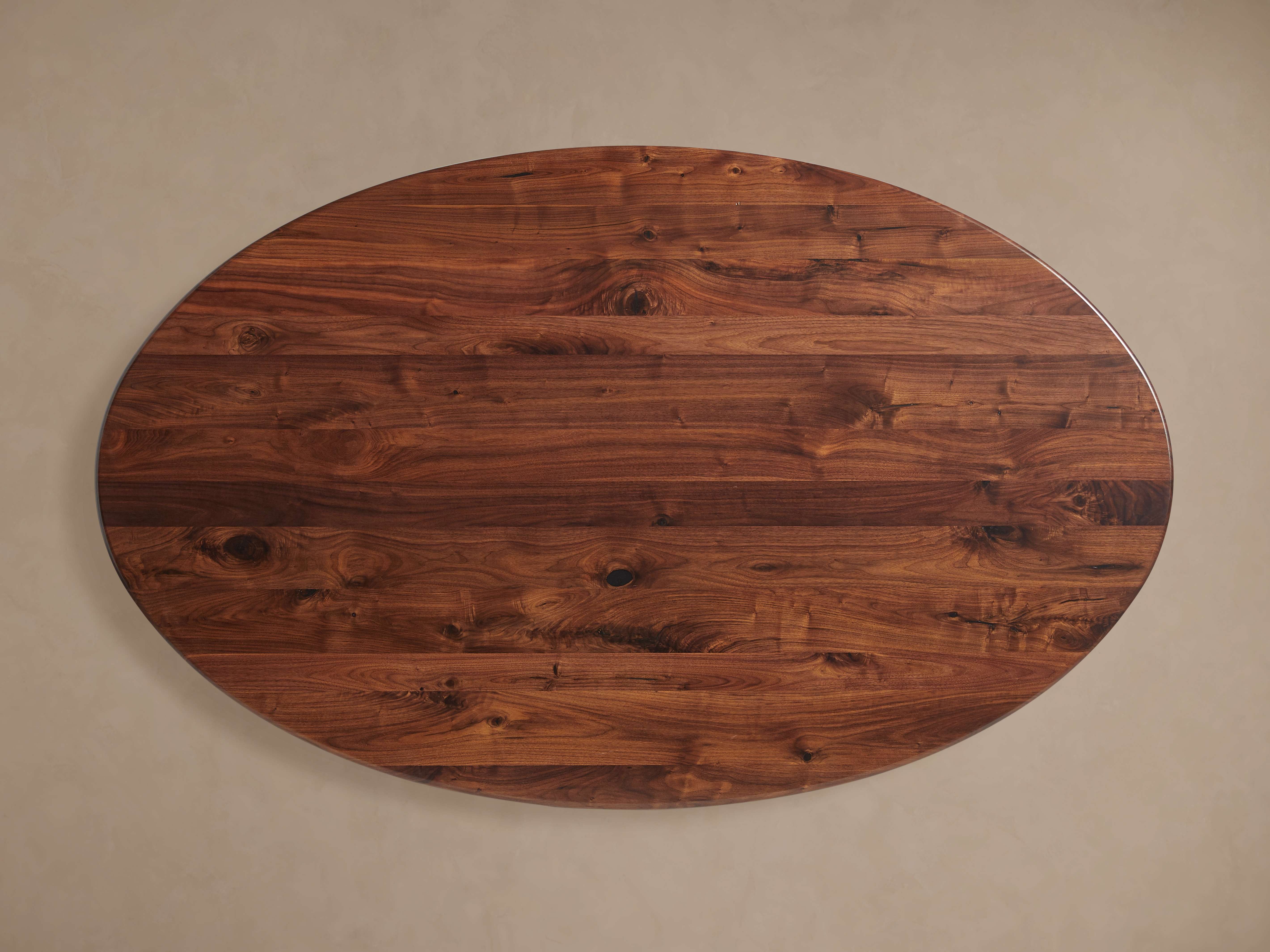 Jacob Oval Dining Table with Vertex Base - Zonesus