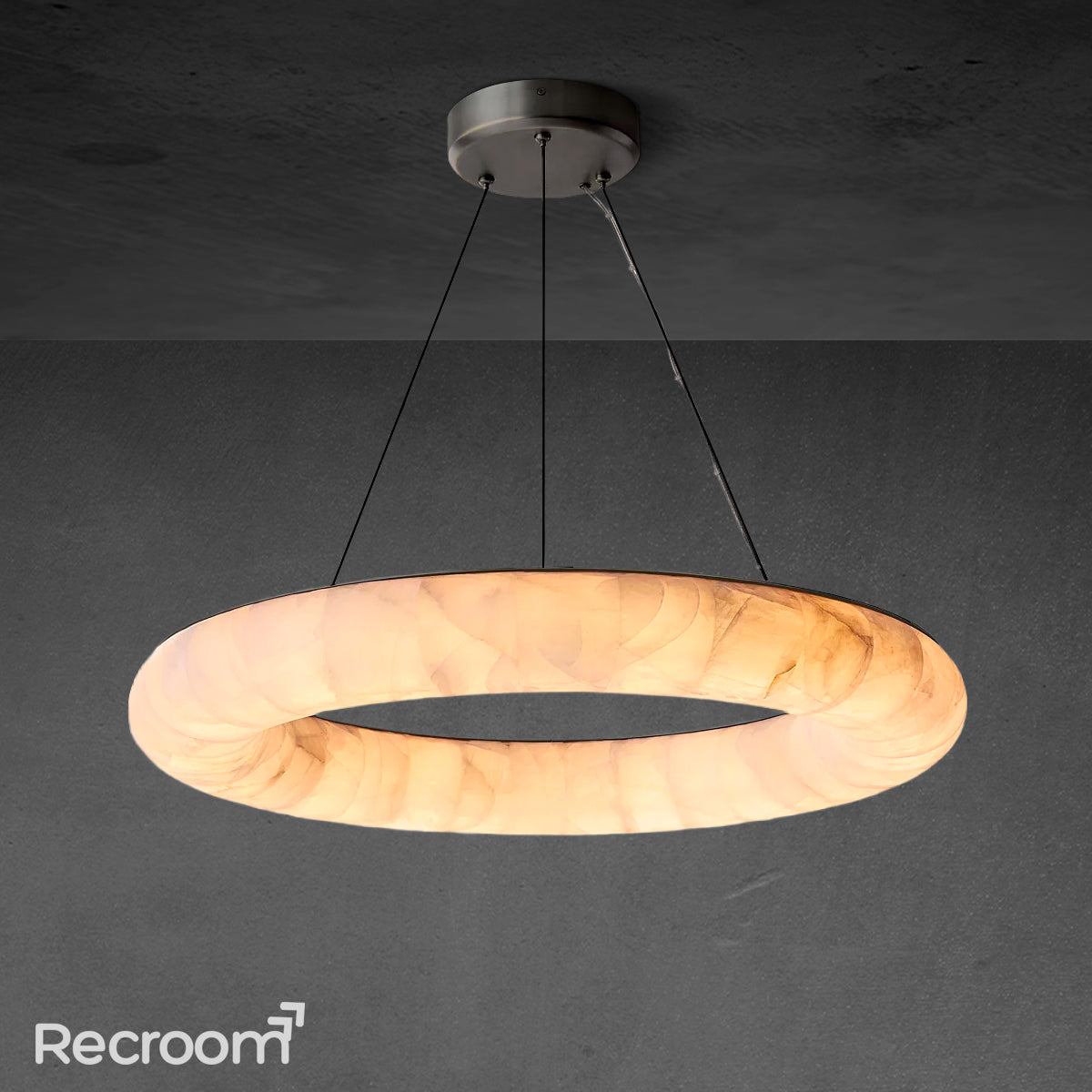 Rivager Lisse Round Chandelier 31“ - Zonesus